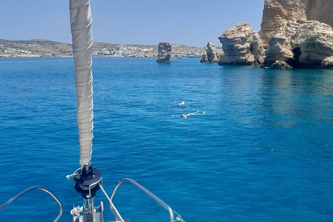 Paros Semi private Full day Sailing cruise - Lunch, fruit, wine, and the limits of a light meal