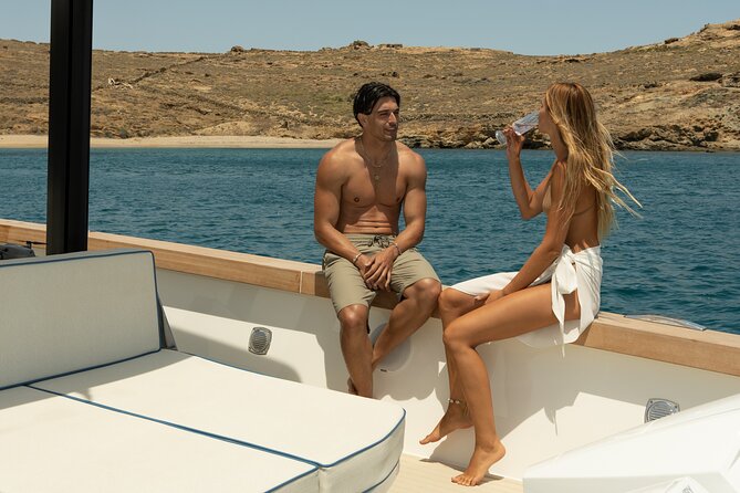 Private 5-Hour Cruise on Ultra Luxury Brand-New Yacht in Mykonos (Nevma) - Elia Beach is where the day slows down