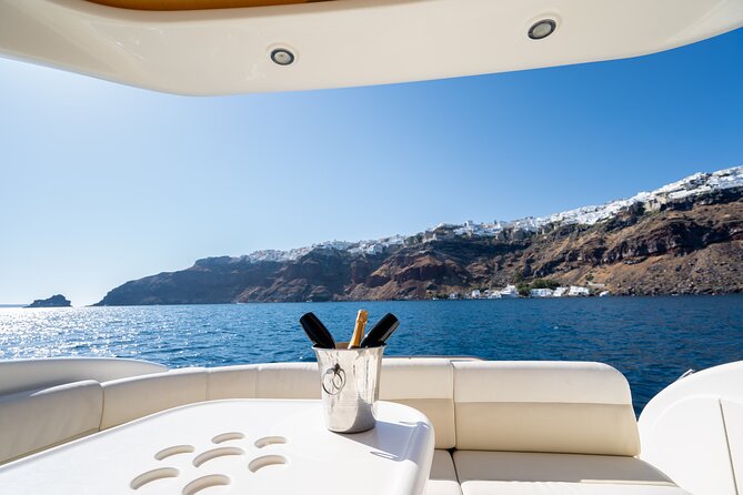 Private all included yacht Tour in Santorini - Thirasia turns the longer cruise into a full outing
