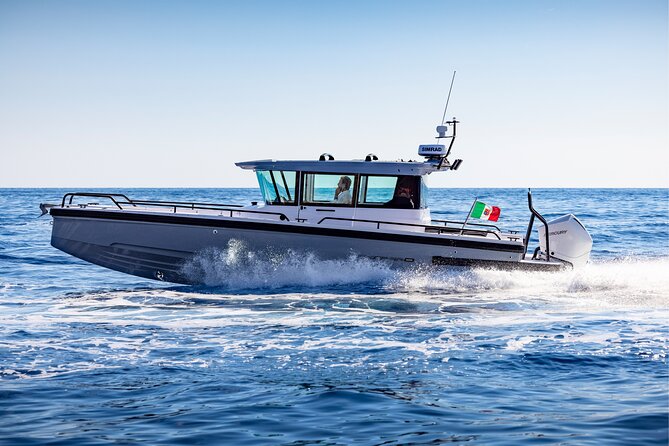 Private Axopar 37 MotorYacht Cruise in Santorini w/ Snack & Drink - How the flexible route works