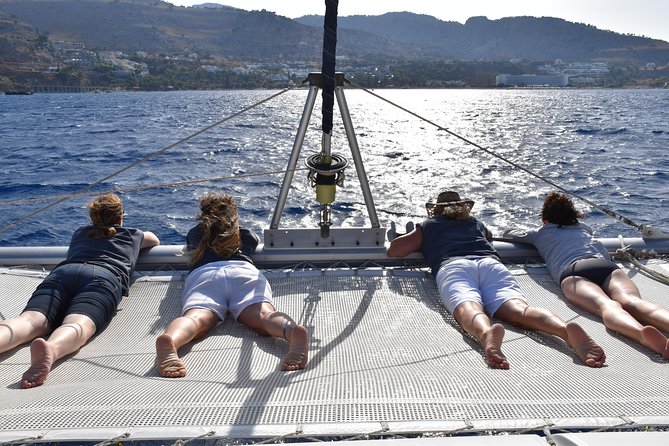 Private CATAMARAN daytrip - Lindos/ Rhodos with Lunch and drinks - Who should book this Rhodes catamaran