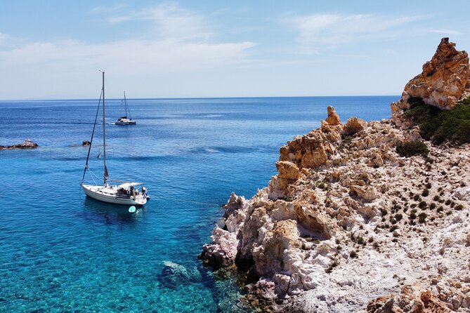 Private Daily Sailing Cruise to Discover the Highlights of Milos - Kalogries is the final swim in a landless cove