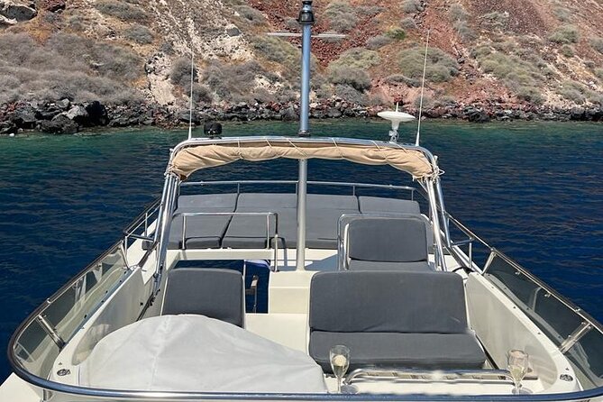 Private Full-Day Motor Yacht Cruise with Meal, Open Bar+Transfers - Thirasia snorkeling and time to relax