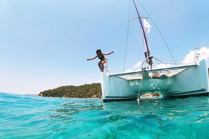 Private Half Day cruise on Catamaran in Corfu - Swimming near Barbati