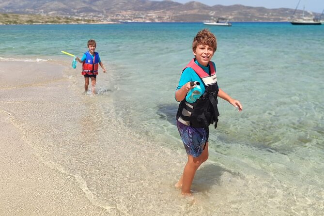 Private half day cruise The Blue Lagoon with Paros Sail - Food, rosé, and the value of a private boat