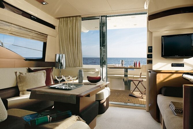 Private Motor Yacht Cruise with BBQ, Open Bar & Transfers - Food, drinks, and the crew