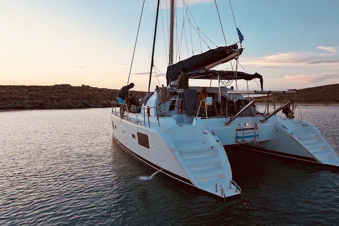 Private Mykonos Catamaran Day Cruise with Meals & Water Toys - What the crew adds