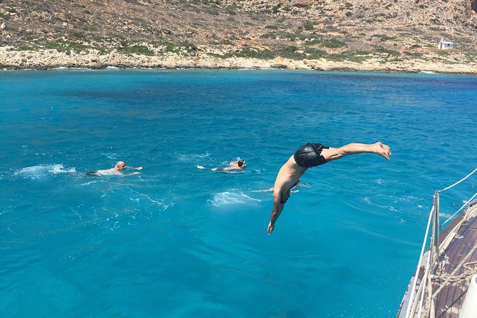 Private Sailing Cruise, Balos and Gramvousa with meal and drinks. - A traditional Cretan lunch between the swimming stops