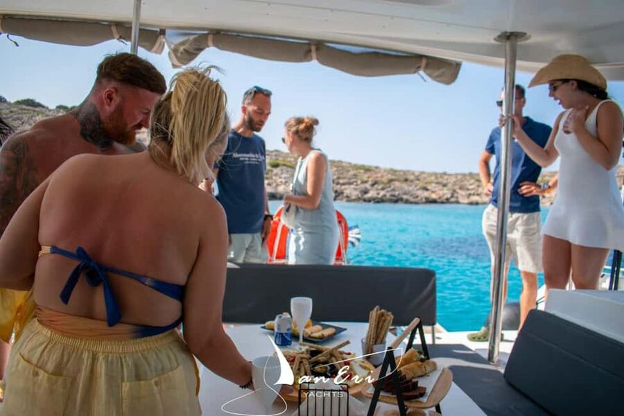 Rethymno Premium Catamaran Cruise: Healthy Lunch & Open Bar - A healthy Cretan lunch with an open bar