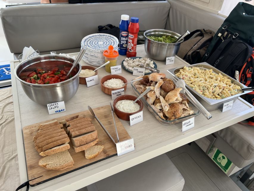 Rhodes: All-Inclusive Catamaran Cruise with Lunch and Drinks - Kalithea Springs and the final swim