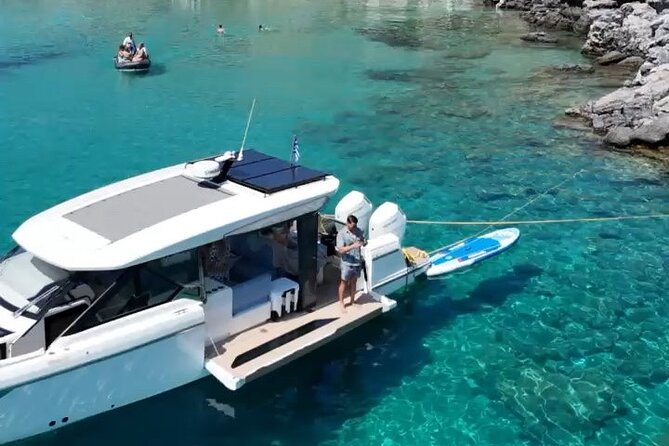 Rhodes Fully Private Yacht Experience- Day Cruise | Sunset cruise - Ladiko Beach for a quieter swim