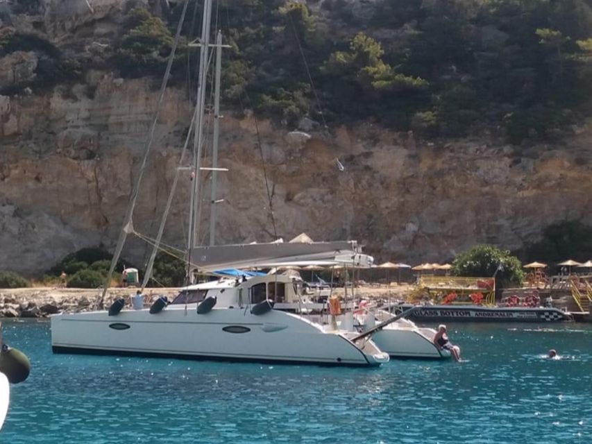 Rhodes: Sailing Catamaran Day Cruise with food and drinks - Setting Out From Rhodes New Marina
