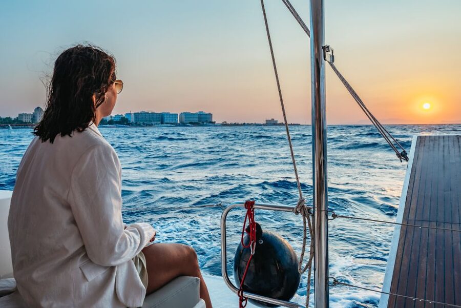Rhodes: Sunset Catamaran Cruise with Dinner Buffet & Drinks - Should you book the Rhodes sunset catamaran?