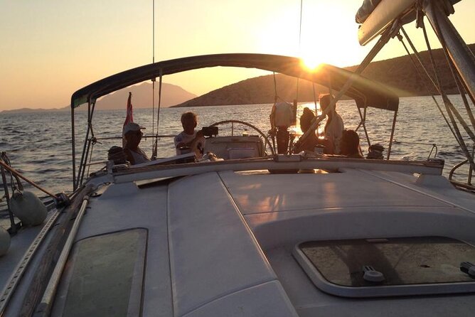 Romantic Sunset Sail Cruise - Setting sail from Platia Neoriou at 5:30 pm