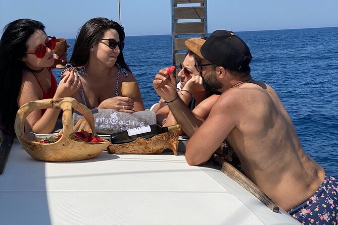 Sailboat Full Day Tour in Kleftiko and Blue Lagoon with Lunch - Kalogries Beach and the first swim