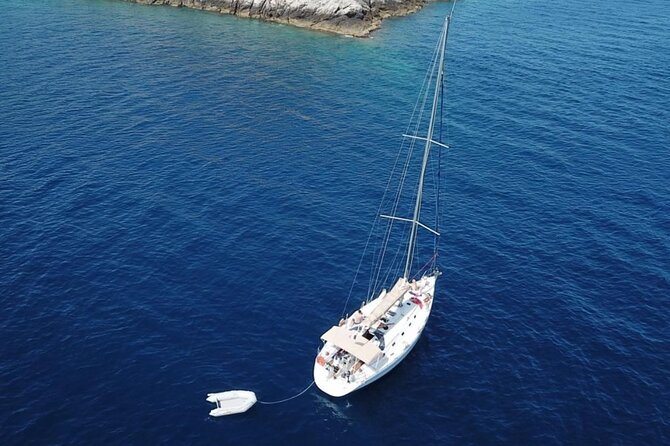 Sailing Boat Small Group Kleftiko and Sikia Cave West of Milos - Agios Dimitrios and the Final Swim
