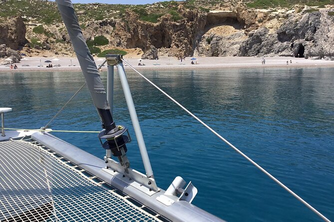 Sailing Catamaran day cruise - Rhodes with lunch & drinks - Room for families and larger groups