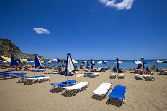 Sailing Catamaran day cruise - Rhodes with lunch & drinks - Kallithea Springs Bay: an early chance to swim