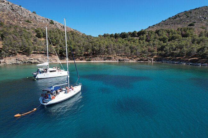 Sailing Nafplio | All Inclusive Half-Day Cruise - Snacks, lunch-style food, and drinks on board