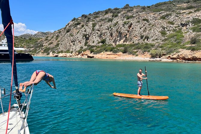 Sailing Nafplio | All Inclusive Half-Day Cruise - Romvi Island and the main swim stop