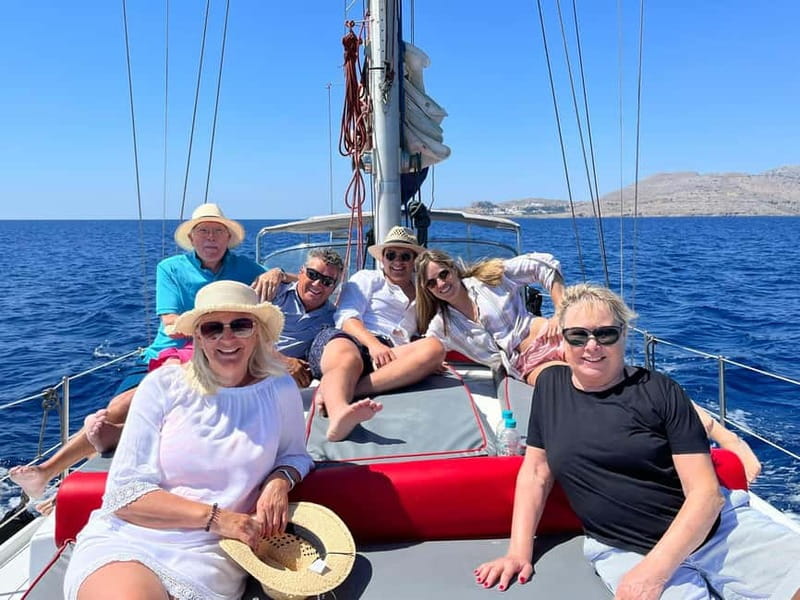 Sailing tour around Lindos with food and drinks - What the $76 price really covers
