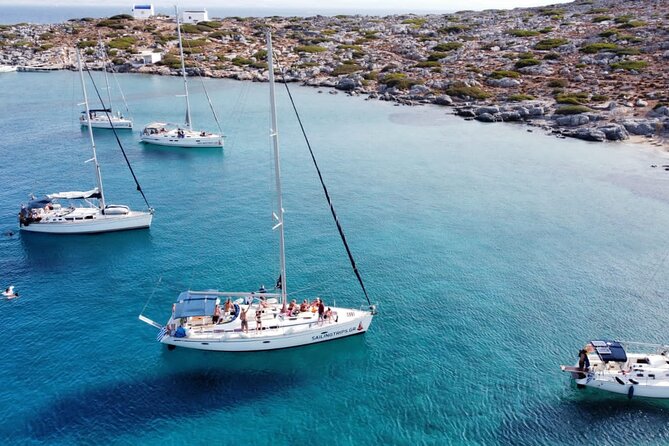 Sailing Trip to Dia with Snorkeling, Dining & Sunset Option - Pickup areas and group size