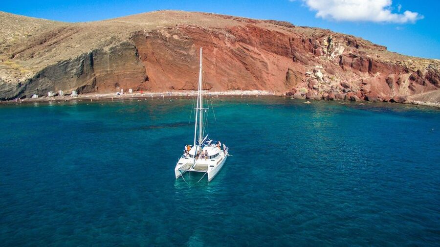 Santorini: 7-Hour Private Catamaran Cruise with Food & Drink - Crew, service, and how private the experience feels