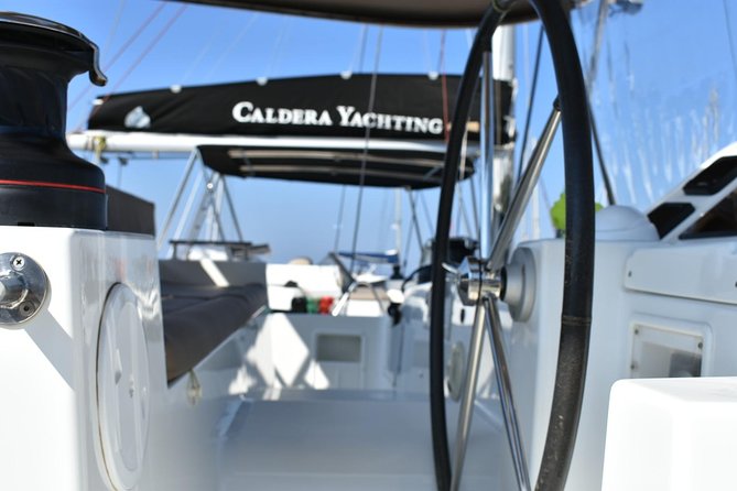 Santorini All-inclusive Private Catamaran Cruise - Thirassia brings another clear-water swim