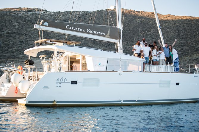 Santorini All-inclusive Private Catamaran Cruise - Red Beach and White Beach: Santorini’s volcanic coast