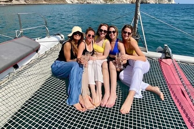 Santorini Catamaran Cruise – 5-Hour Private Sailing Experience - White Beach: more time for snorkeling