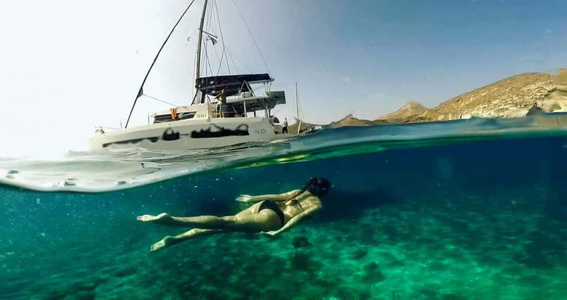 Santorini: Catamaran Cruise with Fresh Meal & Open Bar - Why a catamaran is one of Santorini’s best viewpoints