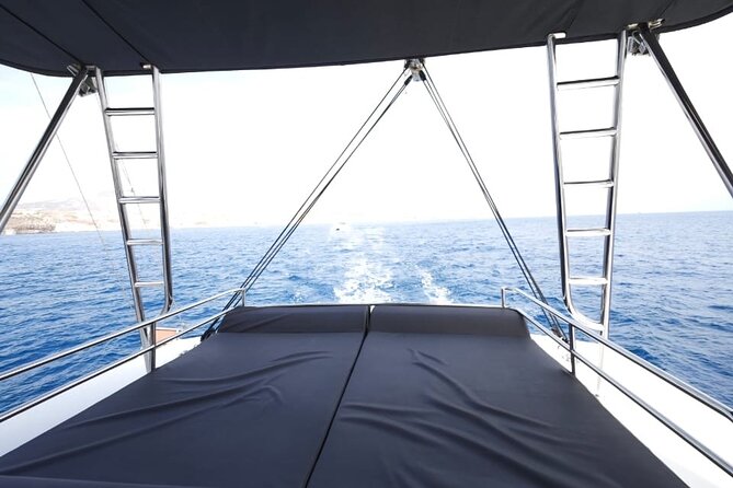 Santorini Catamaran Cruise with Meal and Drinks - Swimming, snorkeling, and the hot springs