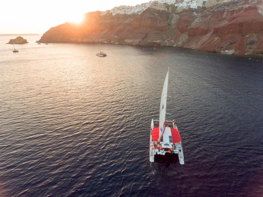 Santorini: Cruise Catamaran with BBQ & Drinks Day or Sunset - Practical Advice Before You Go