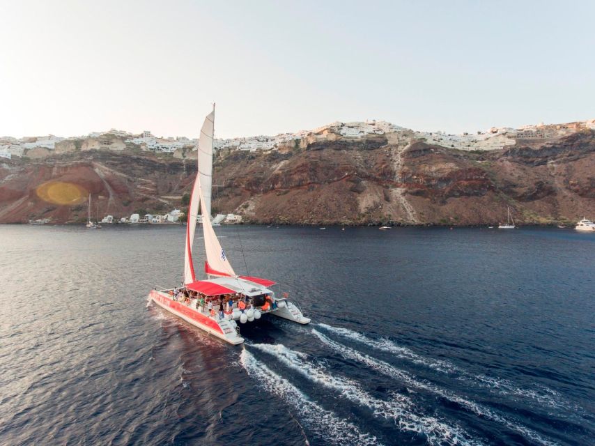 Santorini: Cruise Catamaran with BBQ & Drinks Day or Sunset - Should You Book It?