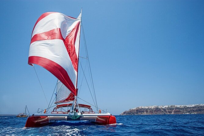 Santorini Cruise on Catamaran with BBQ & Open Bar - Weather and route changes on Santorini