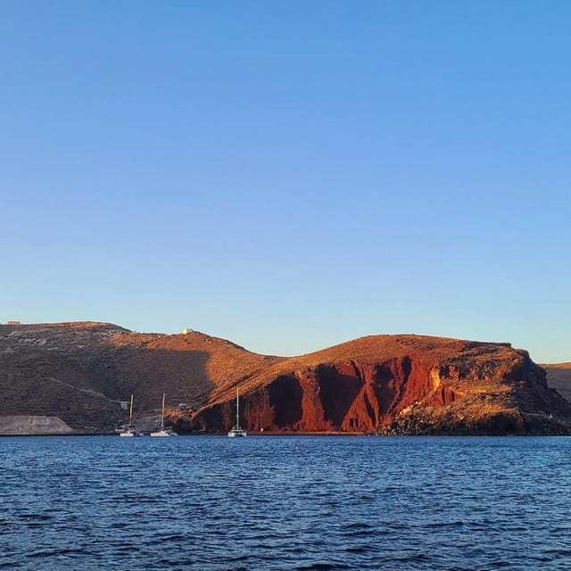 Santorini:Cruises with Catamaran around the Volcanic Island. - Key points to know before booking