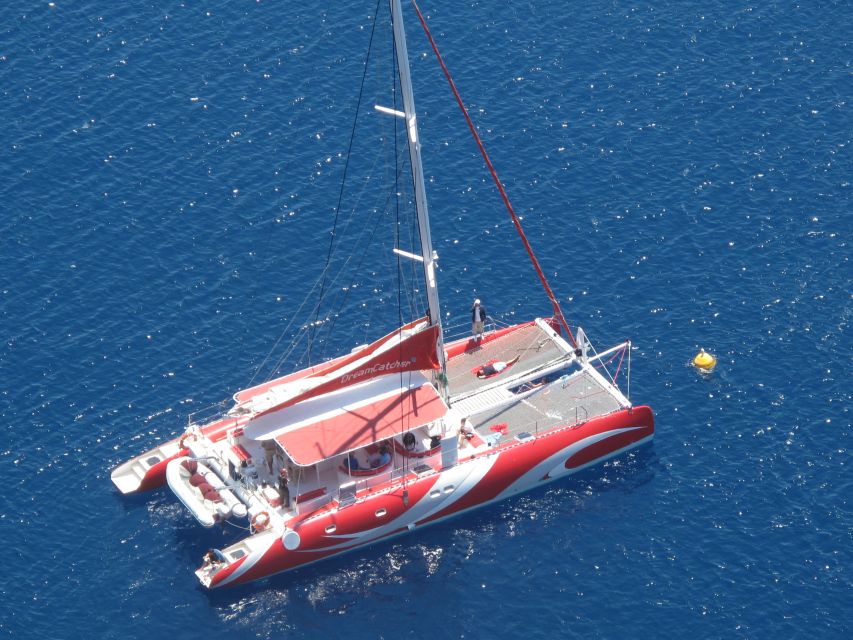 Santorini: Dream Catcher 5-hour Sailing Trip in the Caldera - Key points to know before booking