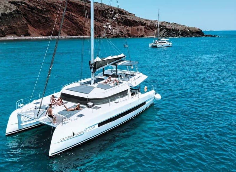 Santorini: Majestic Catamaran Cruise with Meal and Drinks - Key points to know before booking