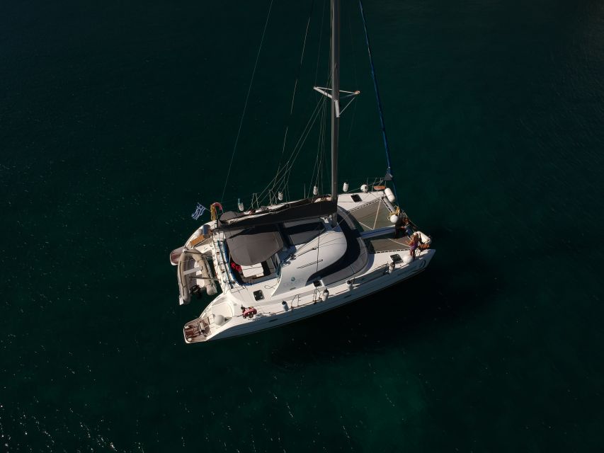 Santorini: Private All-In Catamaran Cruise, with Food|Drinks - A serious meal, not just boat snacks