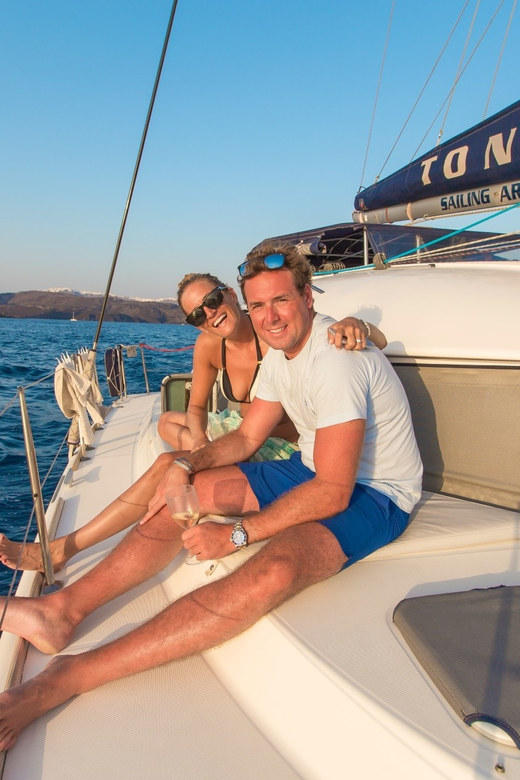 Santorini: Private Catamaran Cruise with Food & Drinks - Key points to know before you sail