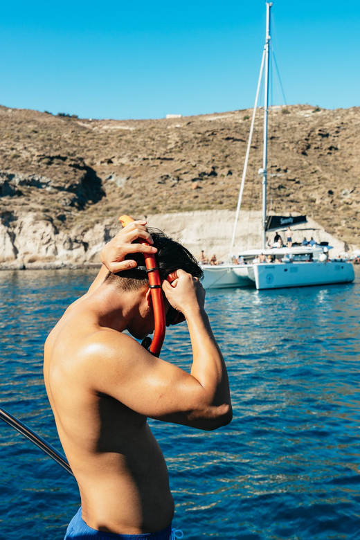 Santorini: Private Catamaran Tour with BBQ Meal and Drinks - Key Points Before You Book