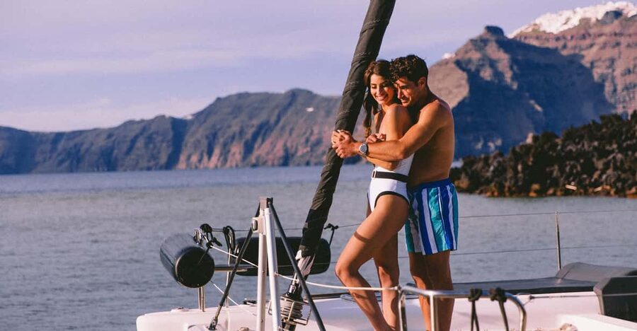 Santorini: Private Catamaran Tour with BBQ Meal and Drinks - Why a Private Catamaran Changes the Day