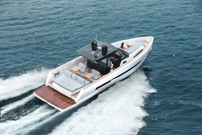 Santorini Private Luxury Yacht Sunset Cruise - Aspronisi, Thirasia, and smaller coastal sights