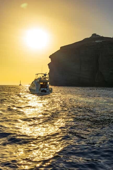 Santorini: Private Yacht Experience of Timeless Elegance - A private yacht, not a basic caldera cruise