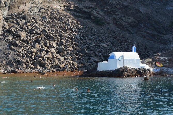 Santorini Sailing Catamaran Daily Cruises w/ Greek BBQ @Thirasia - What the $126 price includes