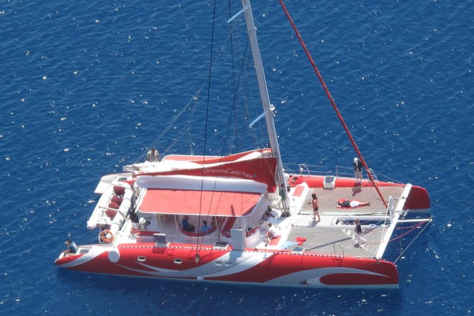 Santorini Sailing Dream Catcher with BBQ Lunch and Drinks - Nea Kameni and the warm springs