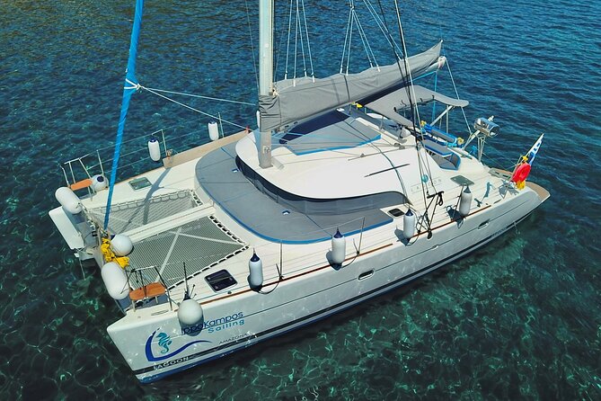 Santorini: Standard Small-Group Catamaran Cruise with Food/Drinks - How the $102.58 price works out
