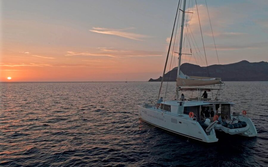 Santorini: Sunset Sailing Cruise, with Dinner and Drinks - Who Should Book This Sailing