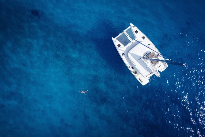 Semi Private Cruise with luxury Catamaran in Delos and Rhenia islands - The mood: calm cruise or lively party?