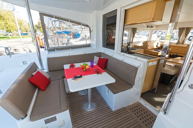 Semi Private Cruise with luxury Catamaran in Delos and Rhenia islands - Sailing past Mykonos and remote Baos Island
